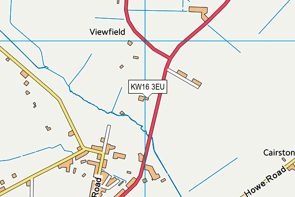 KW16 3EU map - OS VectorMap District (Ordnance Survey)