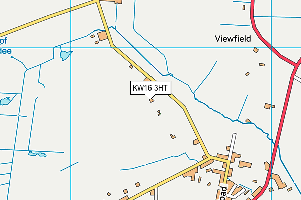 KW16 3HT map - OS VectorMap District (Ordnance Survey)