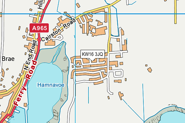 KW16 3JQ map - OS VectorMap District (Ordnance Survey)