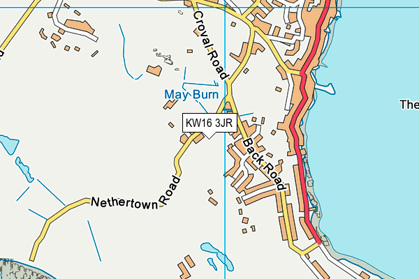 KW16 3JR map - OS VectorMap District (Ordnance Survey)