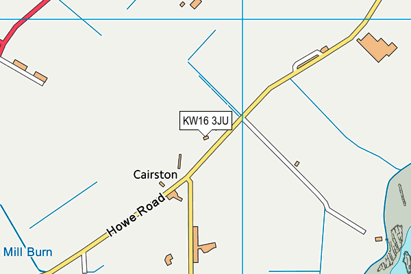 KW16 3JU map - OS VectorMap District (Ordnance Survey)