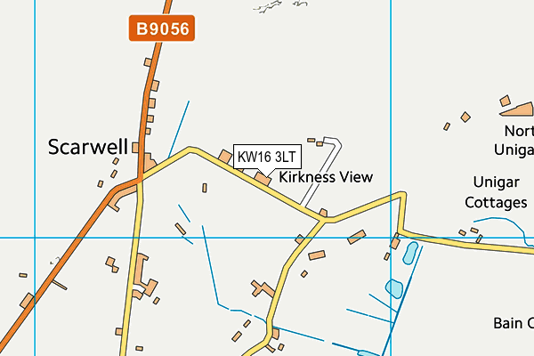 KW16 3LT map - OS VectorMap District (Ordnance Survey)