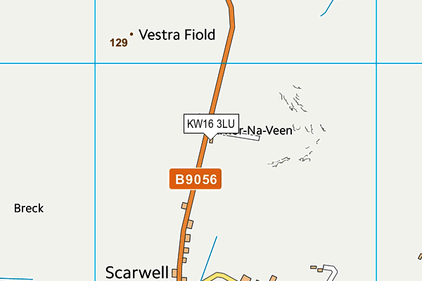 KW16 3LU map - OS VectorMap District (Ordnance Survey)
