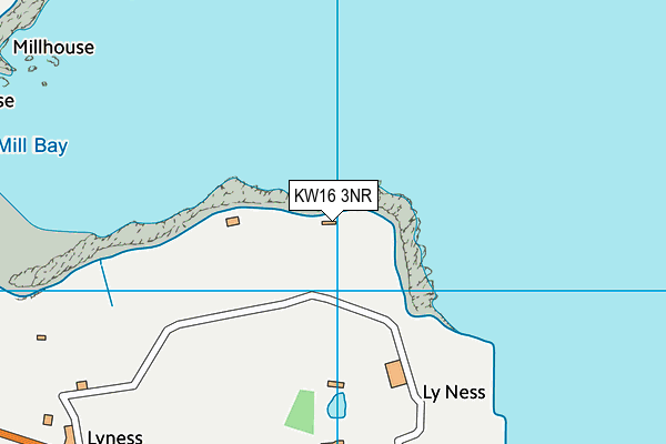 KW16 3NR map - OS VectorMap District (Ordnance Survey)