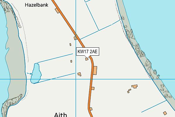 KW17 2AE map - OS VectorMap District (Ordnance Survey)