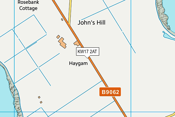 KW17 2AT map - OS VectorMap District (Ordnance Survey)