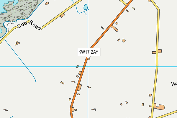 KW17 2AY map - OS VectorMap District (Ordnance Survey)