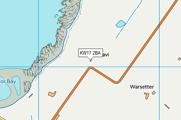 KW17 2BA map - OS VectorMap District (Ordnance Survey)