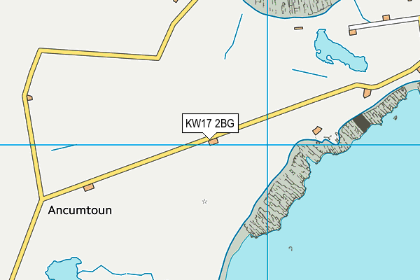 KW17 2BG map - OS VectorMap District (Ordnance Survey)