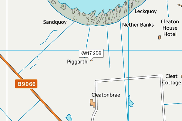 KW17 2DB map - OS VectorMap District (Ordnance Survey)