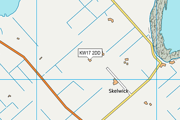 KW17 2DD map - OS VectorMap District (Ordnance Survey)