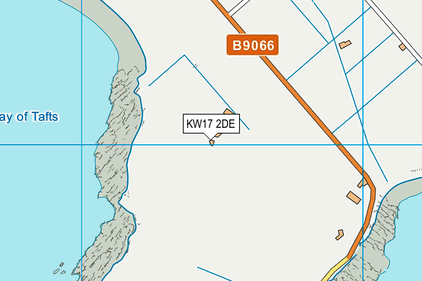 KW17 2DE map - OS VectorMap District (Ordnance Survey)