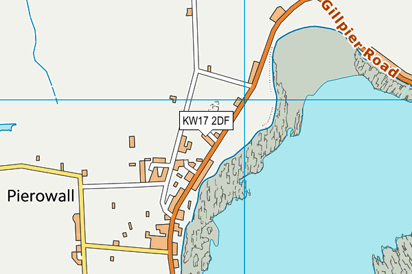 KW17 2DF map - OS VectorMap District (Ordnance Survey)