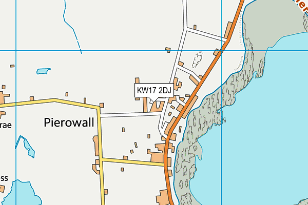 KW17 2DJ map - OS VectorMap District (Ordnance Survey)