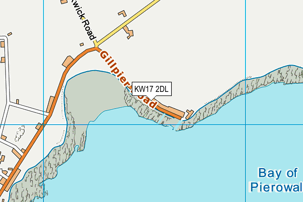 KW17 2DL map - OS VectorMap District (Ordnance Survey)