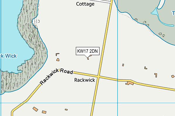 KW17 2DN map - OS VectorMap District (Ordnance Survey)