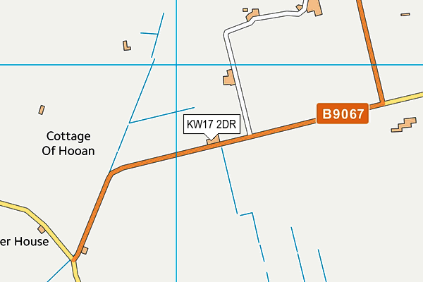 KW17 2DR map - OS VectorMap District (Ordnance Survey)