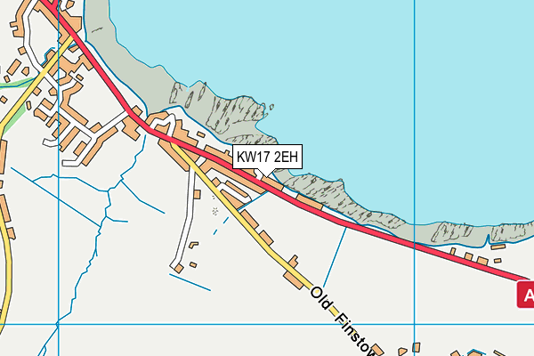 KW17 2EH map - OS VectorMap District (Ordnance Survey)
