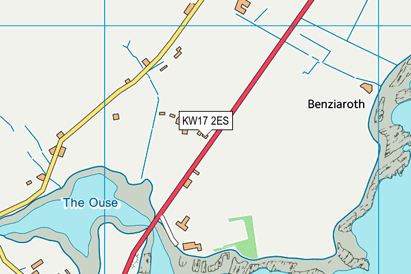 KW17 2ES map - OS VectorMap District (Ordnance Survey)