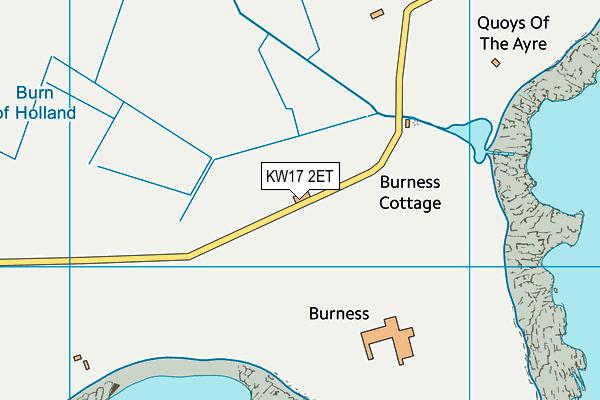 KW17 2ET map - OS VectorMap District (Ordnance Survey)