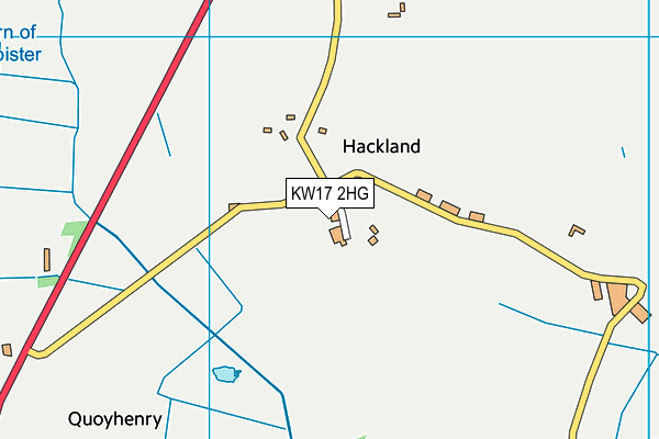 KW17 2HG map - OS VectorMap District (Ordnance Survey)