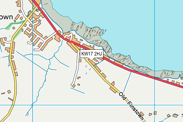 KW17 2HJ map - OS VectorMap District (Ordnance Survey)