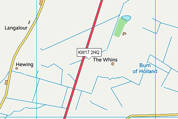 KW17 2HQ map - OS VectorMap District (Ordnance Survey)