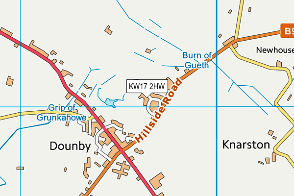 KW17 2HW map - OS VectorMap District (Ordnance Survey)