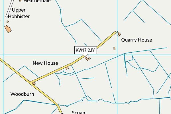 KW17 2JY map - OS VectorMap District (Ordnance Survey)