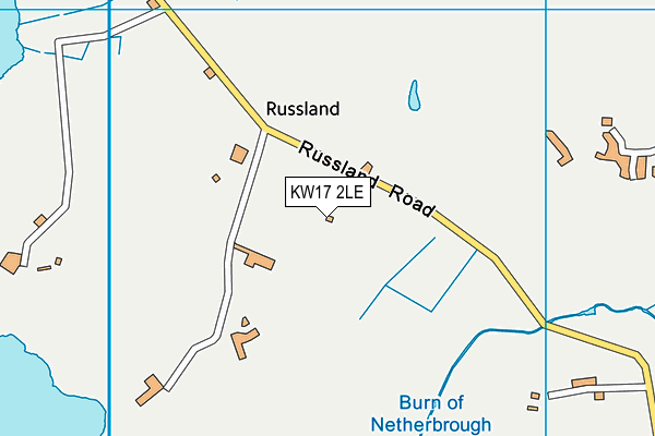 KW17 2LE map - OS VectorMap District (Ordnance Survey)