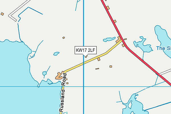 KW17 2LF map - OS VectorMap District (Ordnance Survey)