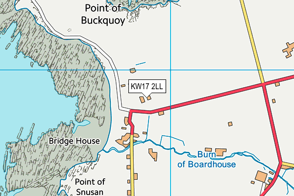 KW17 2LL map - OS VectorMap District (Ordnance Survey)
