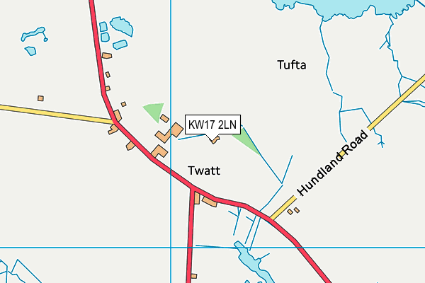KW17 2LN map - OS VectorMap District (Ordnance Survey)
