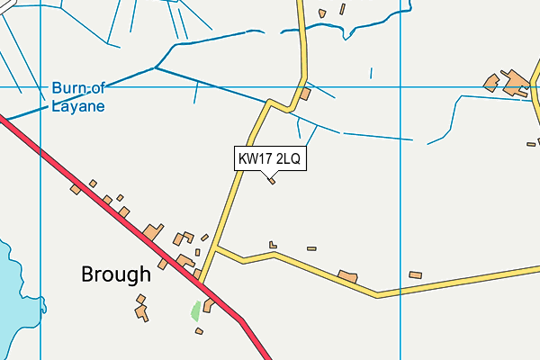 KW17 2LQ map - OS VectorMap District (Ordnance Survey)