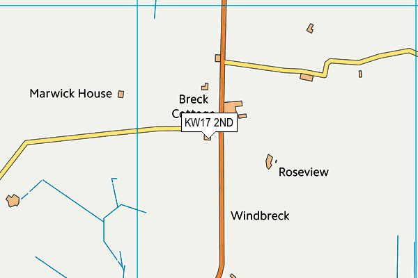 KW17 2ND map - OS VectorMap District (Ordnance Survey)
