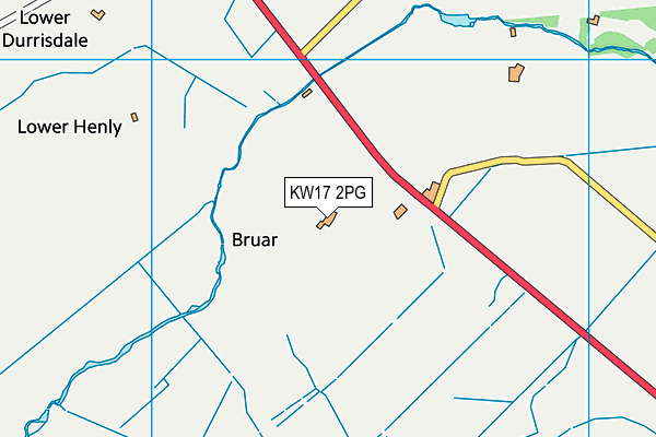 KW17 2PG map - OS VectorMap District (Ordnance Survey)