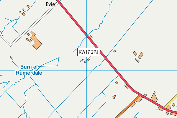 KW17 2PJ map - OS VectorMap District (Ordnance Survey)