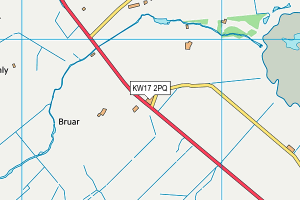 KW17 2PQ map - OS VectorMap District (Ordnance Survey)