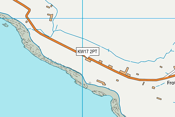 KW17 2PT map - OS VectorMap District (Ordnance Survey)