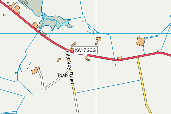 KW17 2QG map - OS VectorMap District (Ordnance Survey)