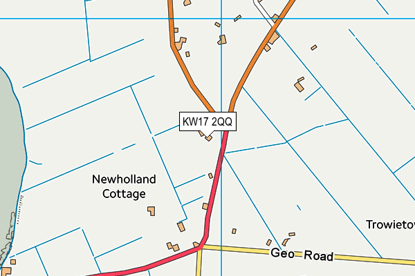 KW17 2QQ map - OS VectorMap District (Ordnance Survey)