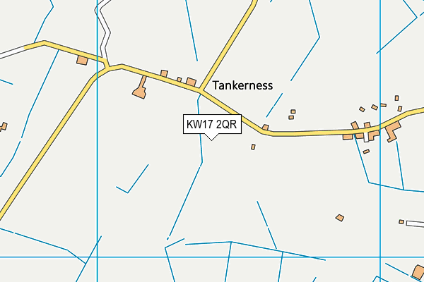 KW17 2QR map - OS VectorMap District (Ordnance Survey)