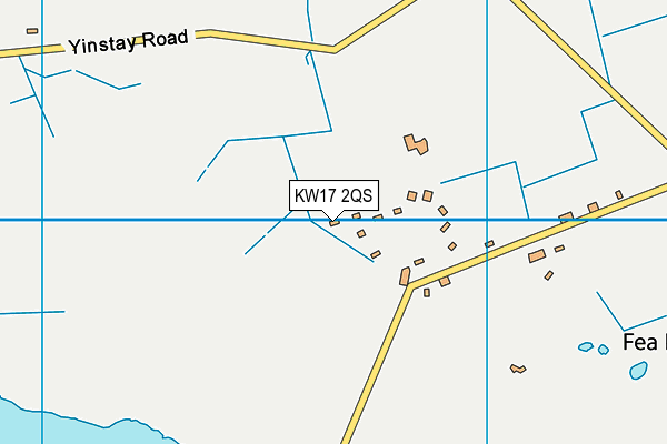 KW17 2QS map - OS VectorMap District (Ordnance Survey)