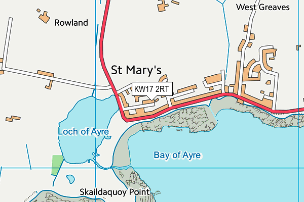 KW17 2RT map - OS VectorMap District (Ordnance Survey)