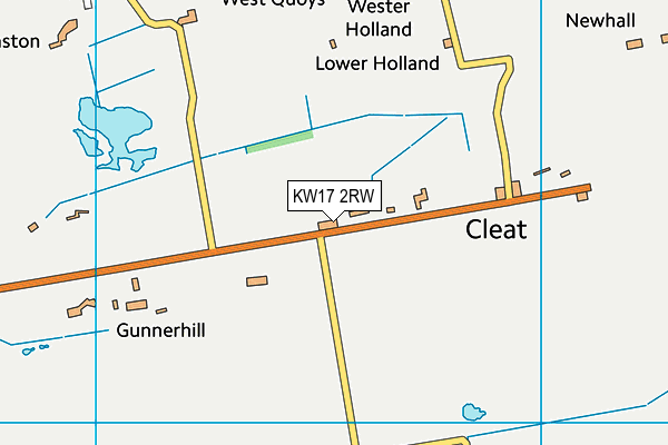 KW17 2RW map - OS VectorMap District (Ordnance Survey)