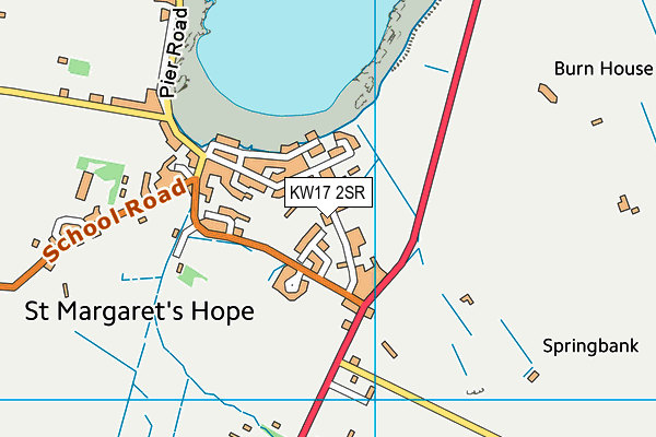 KW17 2SR map - OS VectorMap District (Ordnance Survey)