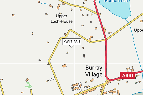 KW17 2SU map - OS VectorMap District (Ordnance Survey)