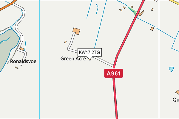 KW17 2TG map - OS VectorMap District (Ordnance Survey)