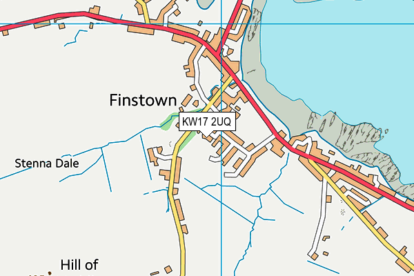 KW17 2UQ map - OS VectorMap District (Ordnance Survey)