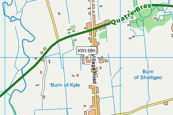 KW3 6BH map - OS VectorMap District (Ordnance Survey)